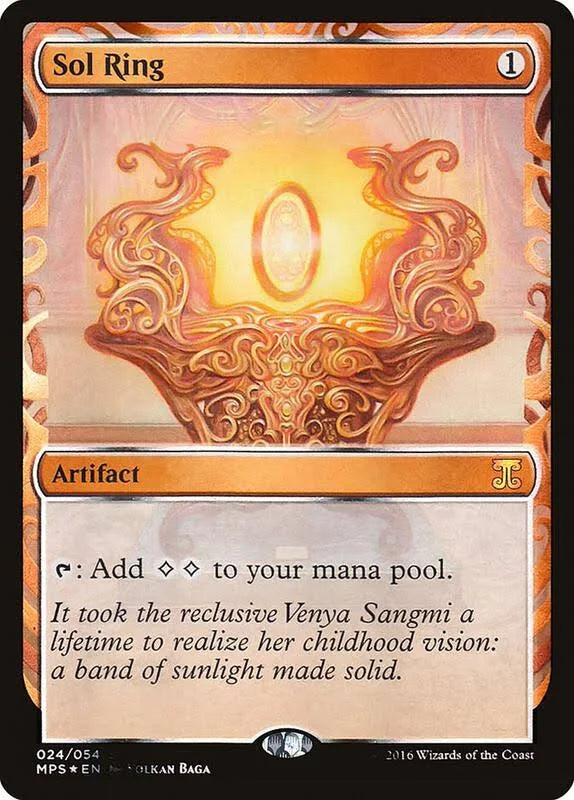 2016 MTG KALADESH INVENTIONS FOIL #24 SOL RING CGC 8